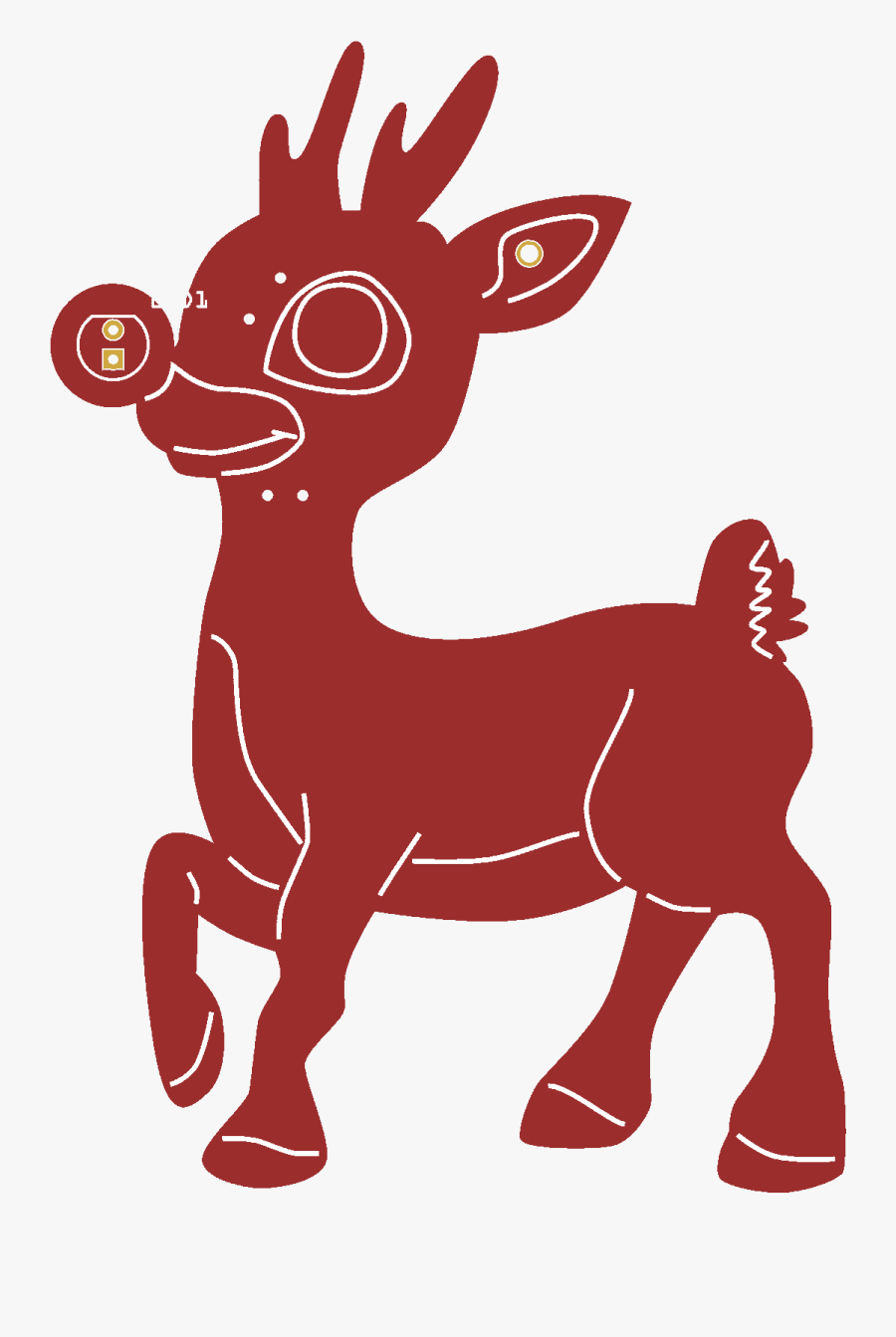 Rudolph Pcb, Transparent Clipart