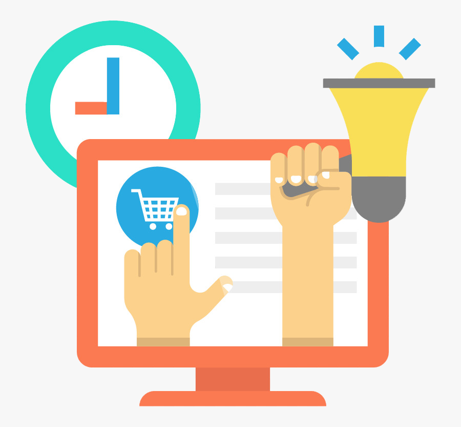 E-commerce, Transparent Clipart