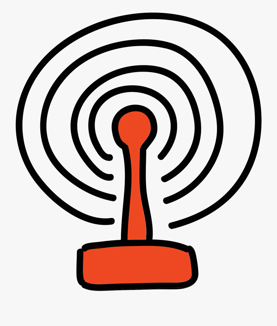 Internet Antenna Icon - Icon, Transparent Clipart