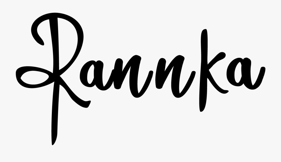 Rannka - Calligraphy, Transparent Clipart