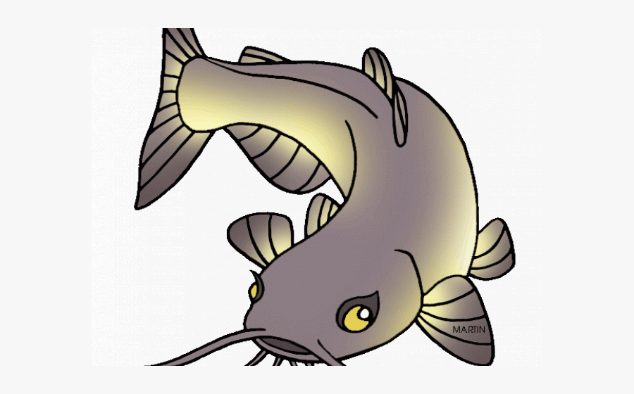 School Fish Cliparts Free - Catfish Clipart, Transparent Clipart