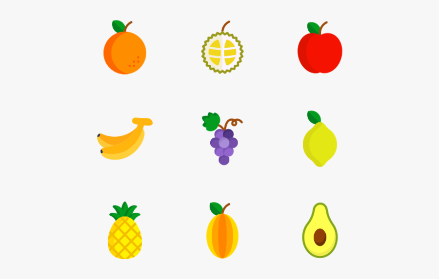 Fruits, Transparent Clipart