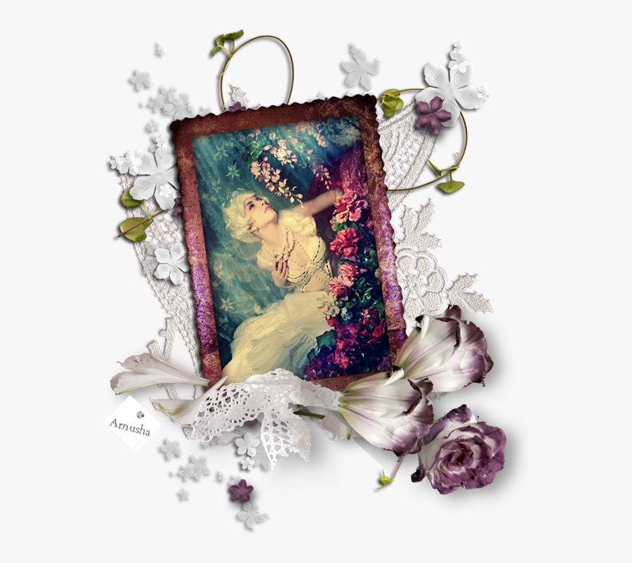 Purple Clipart Bracket - Picture Frame, Transparent Clipart