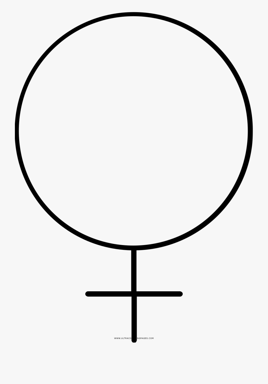 Venus Coloring Page - Circle, Transparent Clipart