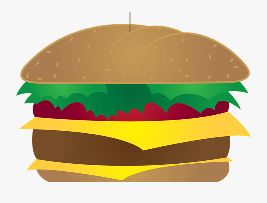 Cheeseburger Burger Fastfood Free Image On Pixabay - Cheeseburger, Transparent Clipart