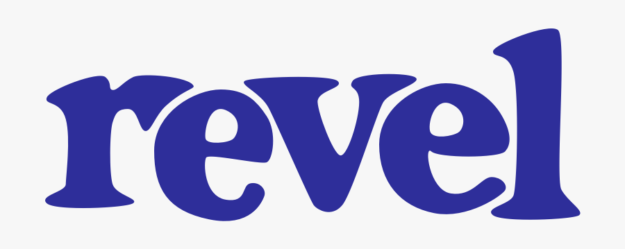 Revel Logo Blue, Transparent Clipart
