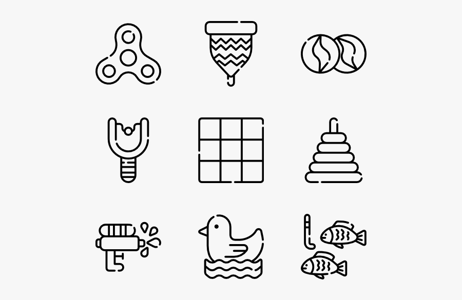 Toys Vector Black - School Icon Vector Png, Transparent Clipart