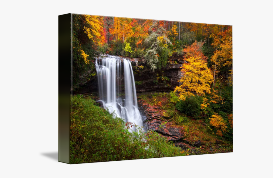 Clip Art Blue Ridge Parkway Waterfalls - North Carolina Beautiful Nature, Transparent Clipart