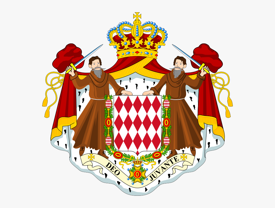 Monacos Coat Of Arms, Transparent Clipart
