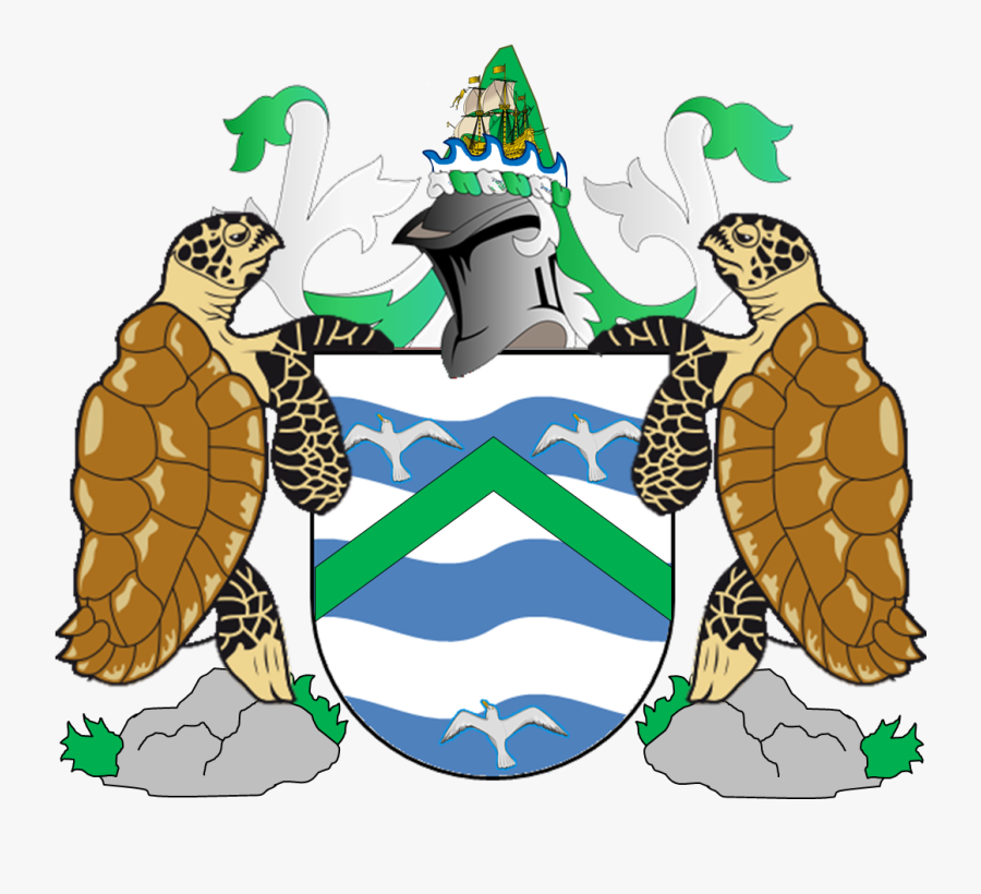 Ascension Island Coat Of Arms - Ascension Coat Of Arms, Transparent Clipart