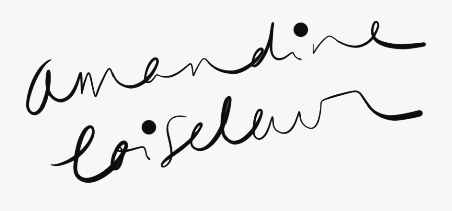 Amandine Loiseleur - Calligraphy, Transparent Clipart