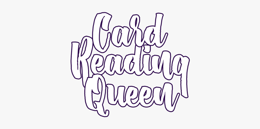 Card Reading Queen - Calligraphy, Transparent Clipart