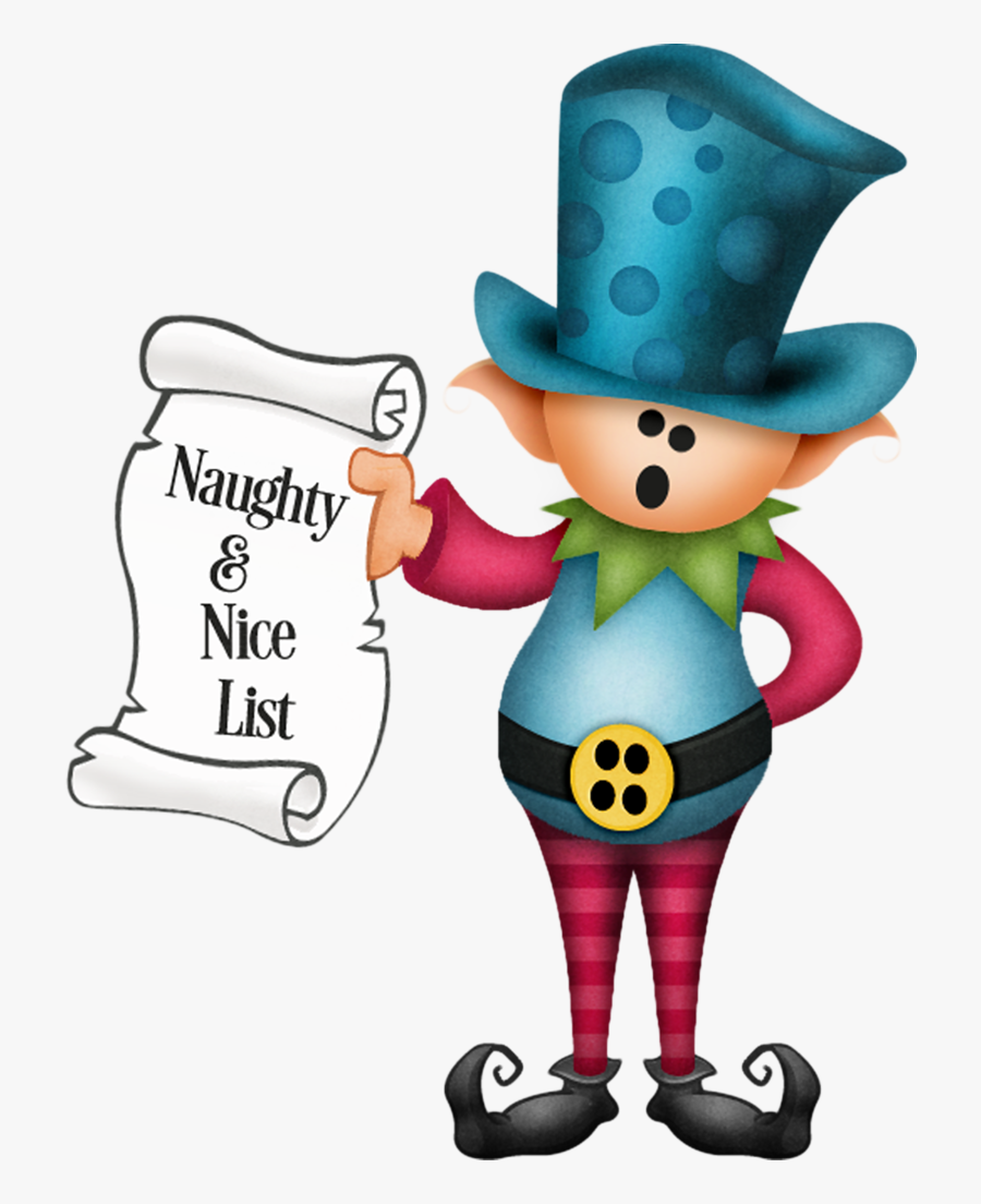 Naughty Or Nice Elf Clipart, Transparent Clipart