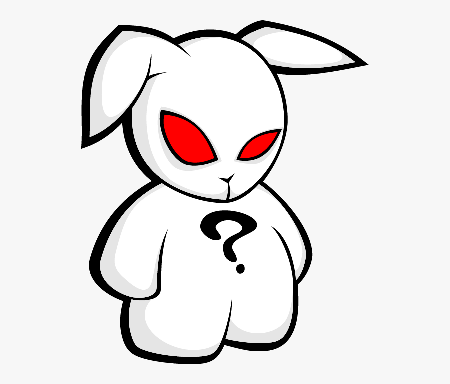 Bad Rabbit Stickers, Naughty Rabbit Stickers, Kids - Dibujos De Bad Bunny, Transparent Clipart