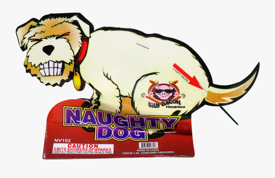 Naughty Dog - Naughty Dog Firework, Transparent Clipart