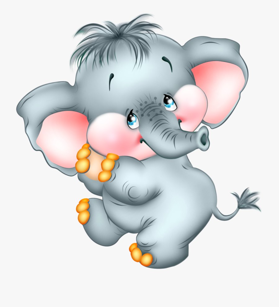 Cartoon Cute Elephant Png, Transparent Clipart