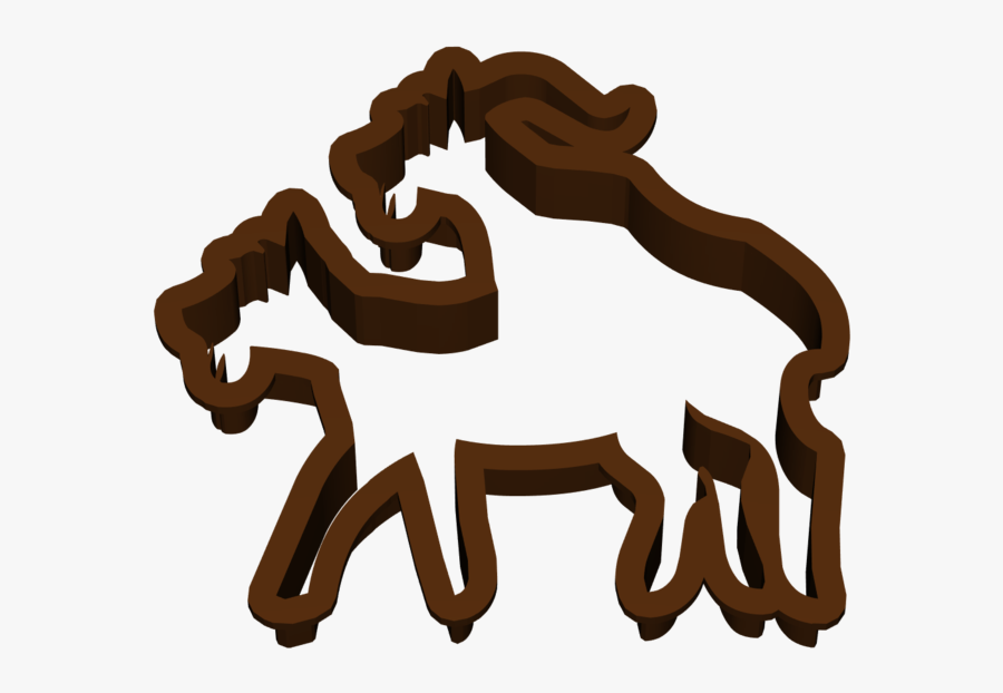Naughty Goats Cookie Cutter - Illustration, Transparent Clipart