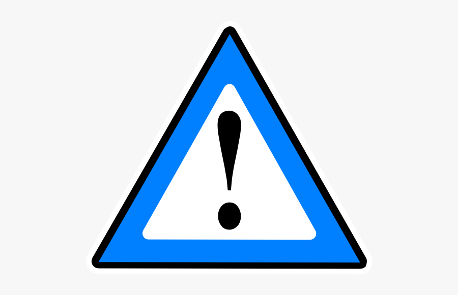 Warning Sign No Background, Transparent Clipart