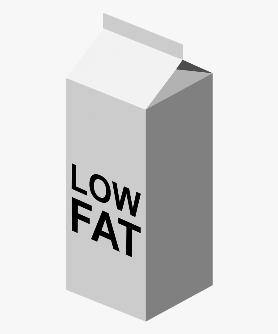 Low Fat Milk Dairy - Low Fat Milk Transparent, Transparent Clipart