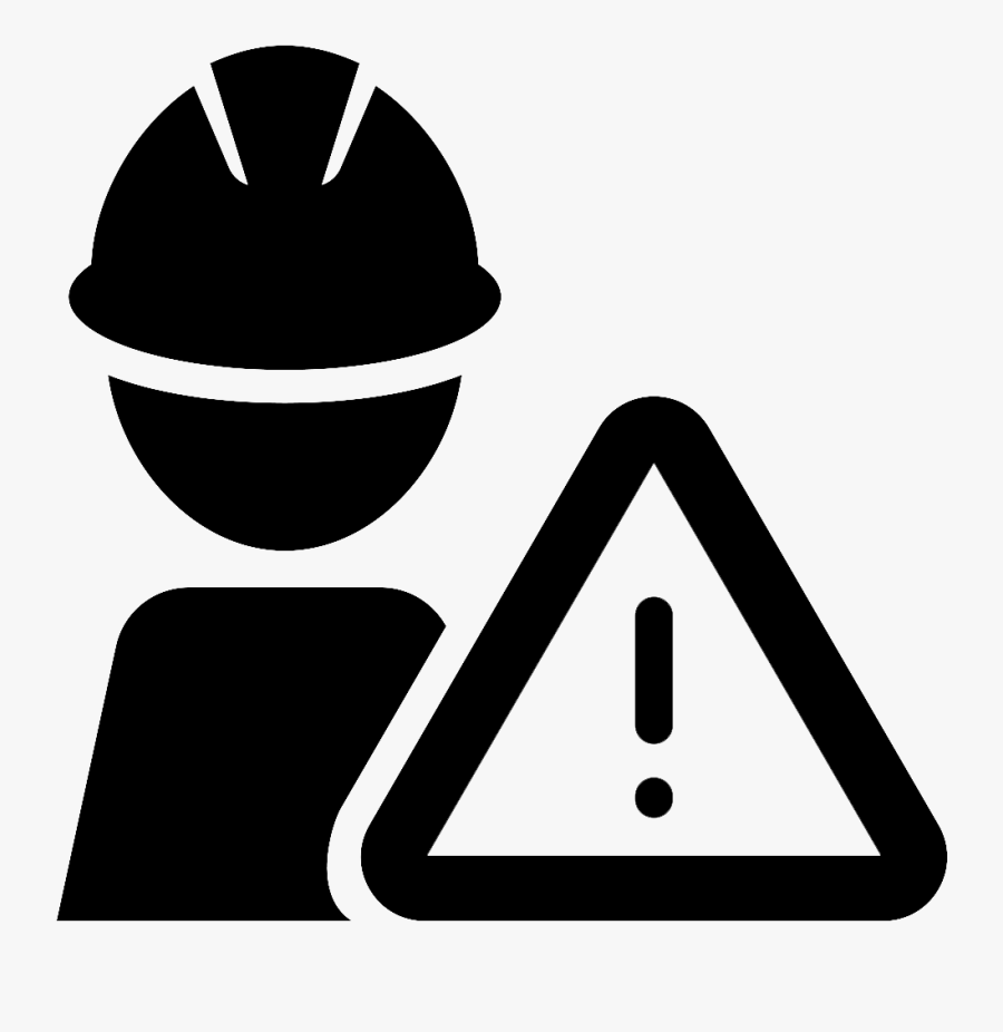 Panneau Signalisation Chantier Casque, Transparent Clipart