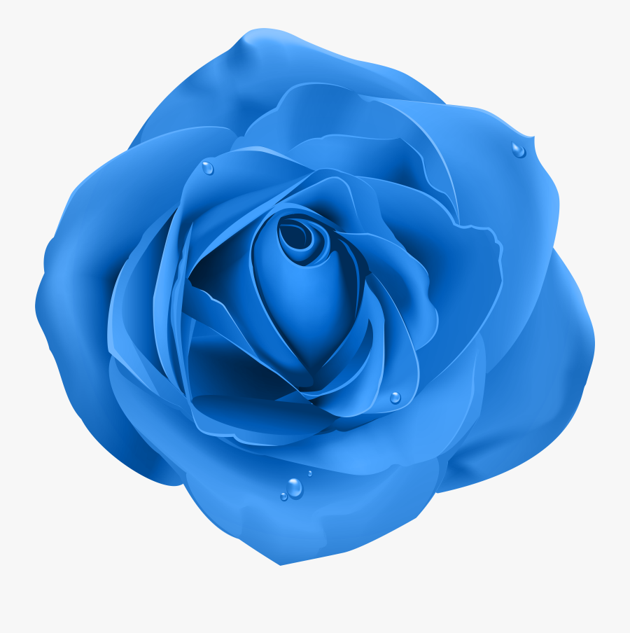 Rose Blue Transparent Png Clip Art Png Download, Transparent Clipart