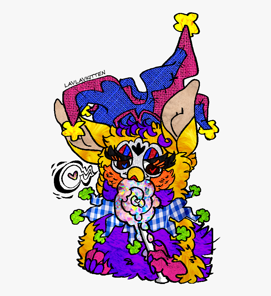 A Glorious Picture Of @rnother-hen"s Jester Furby Trix, Transparent Clipart