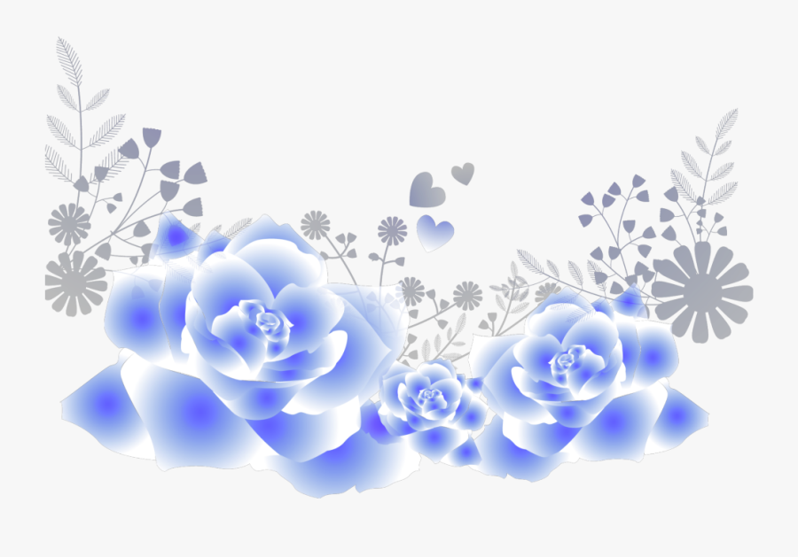 #mq #blue #roses #rose #flowers #flower - Green Rose Flower Png, Transparent Clipart