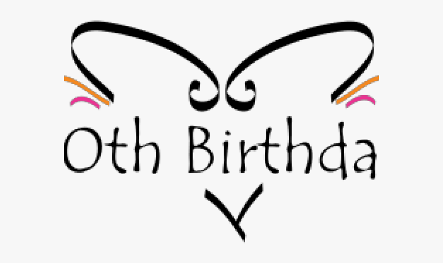 50 Birthday Cliparts Borders, Transparent Clipart