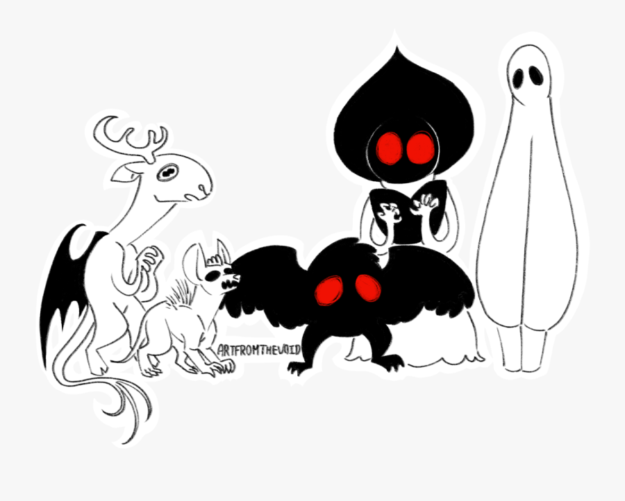 Monster Squad Monster Squad Clipart , Png Download - Flatwoods Monster X Mothman, Transparent Clipart