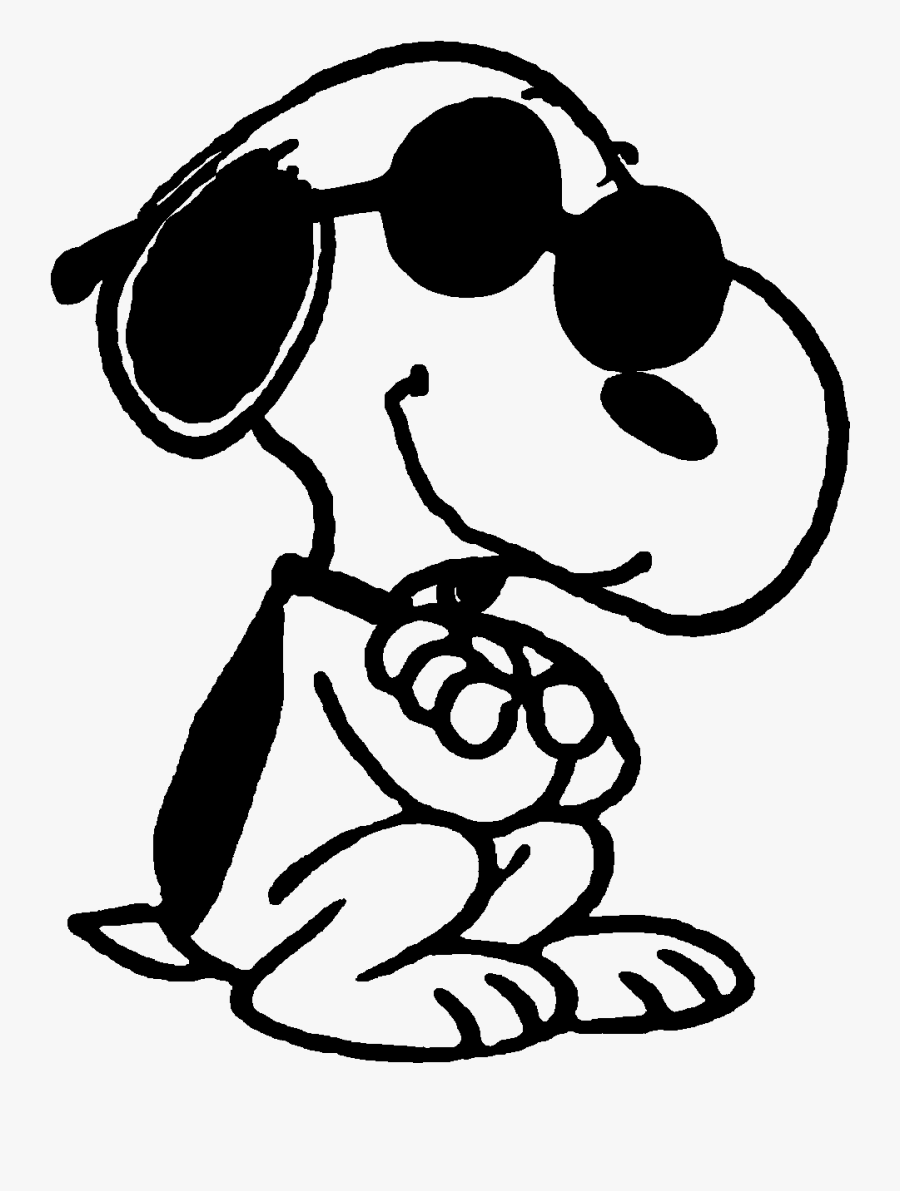 Charlie Brown And Snoopy, Snoopy Love, Joe Cool, Woodstock, - Joe Cool Snoopy Transparent, Transparent Clipart