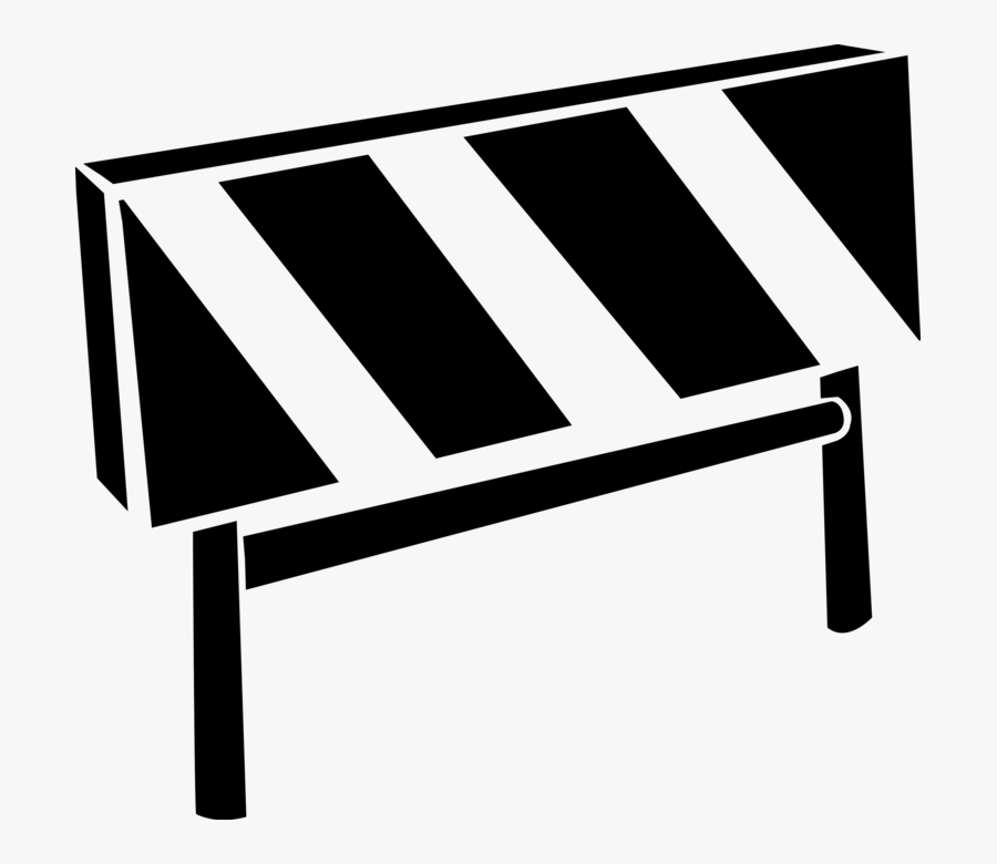 Vector Illustration Of Construction Industry Barrier - Barrier Clip Art, Transparent Clipart