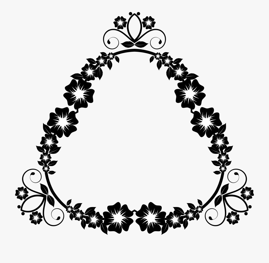 Flower Frame Extrapolated 30 Clip Arts - Portable Network Graphics, Transparent Clipart