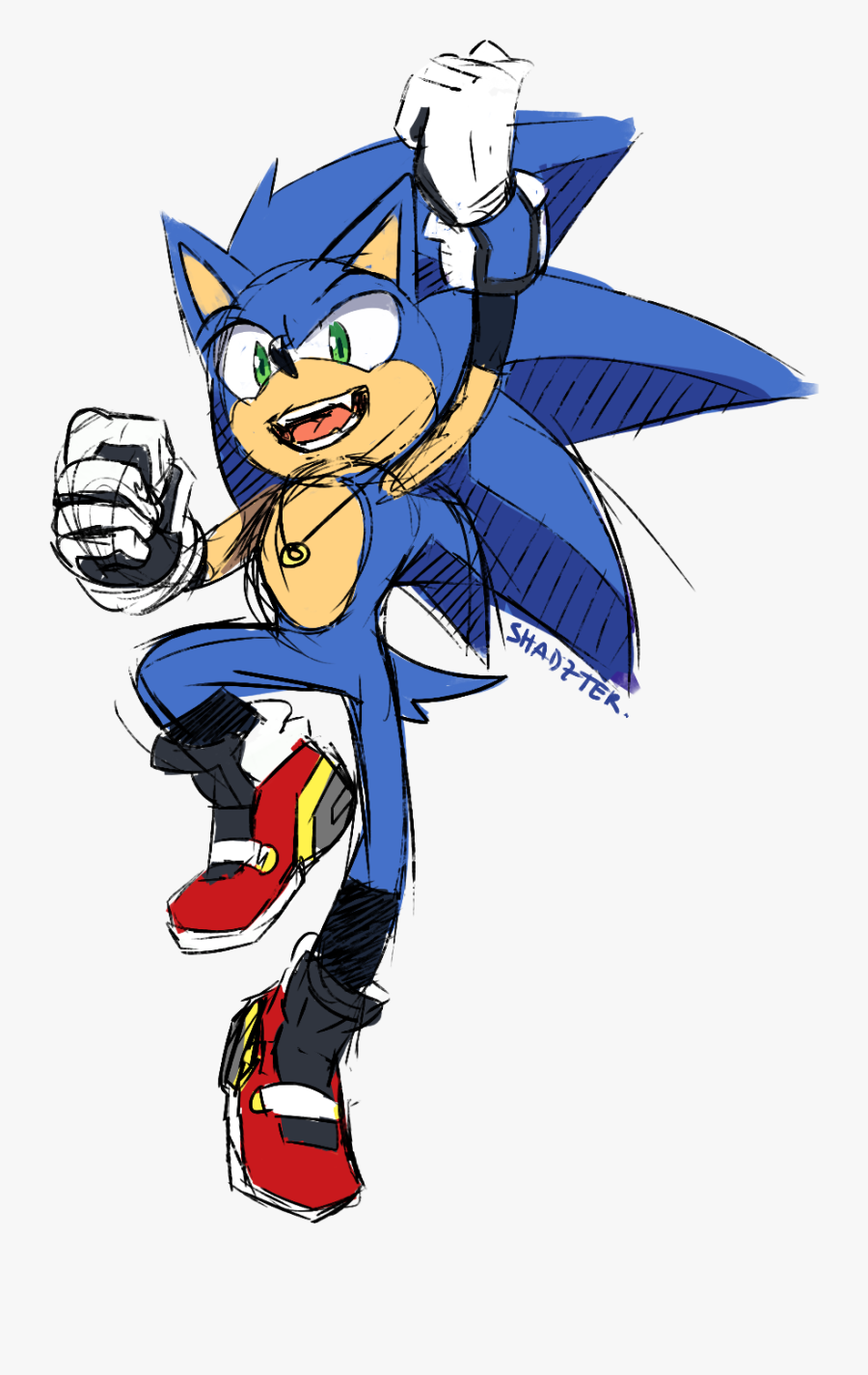 Supergirl Clipart Secretary - Discord Sonic, Transparent Clipart