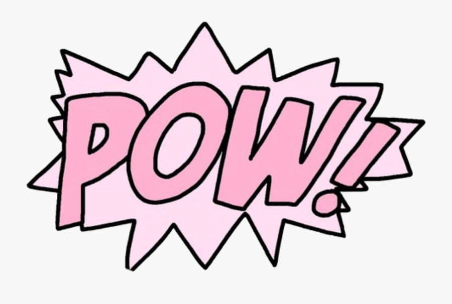 Pink Pow, Transparent Clipart