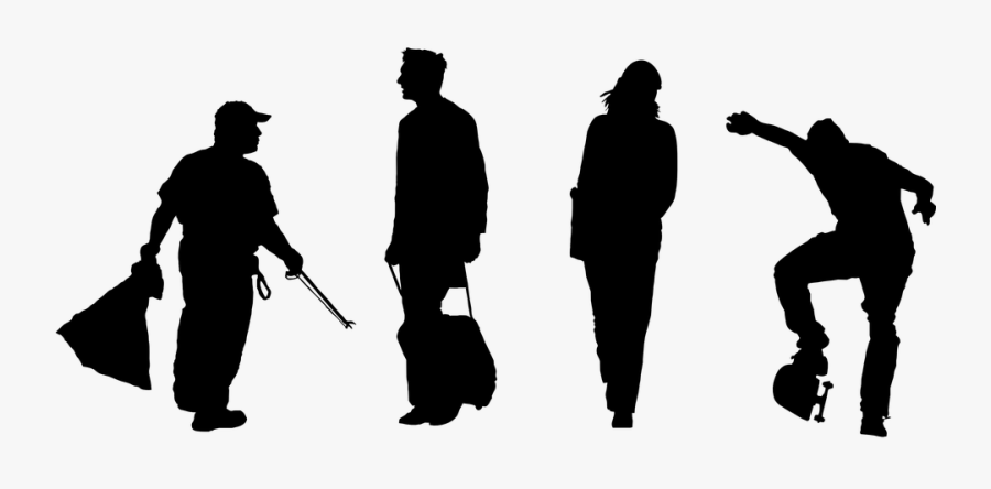 Bowling Pin Outline 21, Buy Clip Art - Single Person Silhouette Transparent, Transparent Clipart