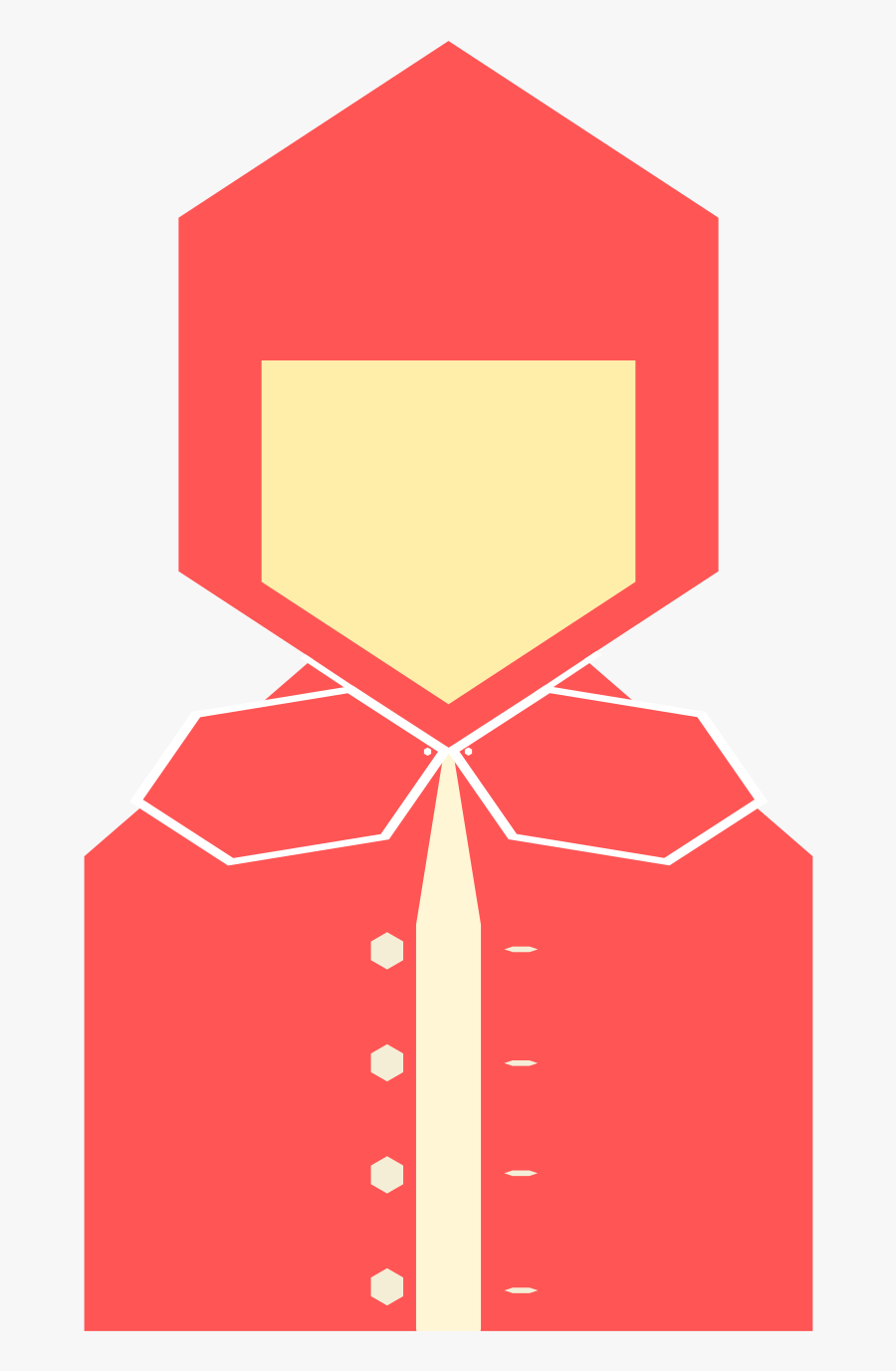 Red Riding Hooxagon Clip Arts - Illustration, Transparent Clipart