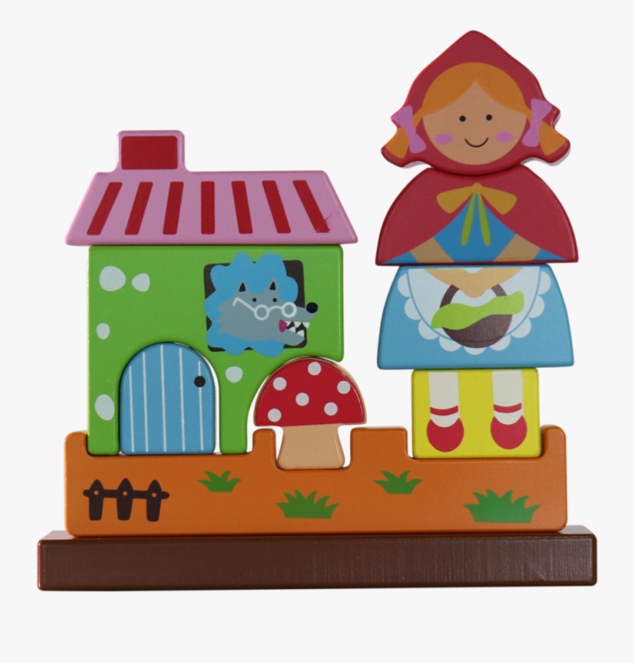 Red Riding Hood Magnetic Standing Puzzle - Cartoon, Transparent Clipart