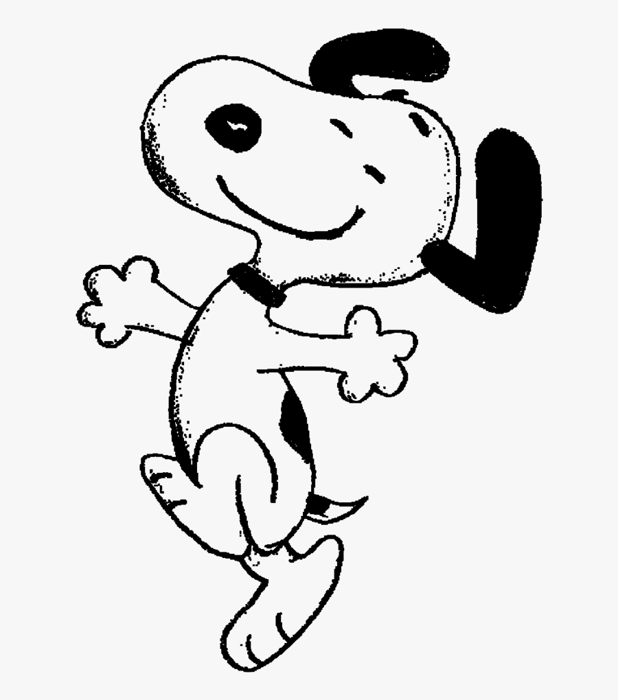 Drawing By Bradsnoopy On - Dancing Snoopy Drawing, Transparent Clipart