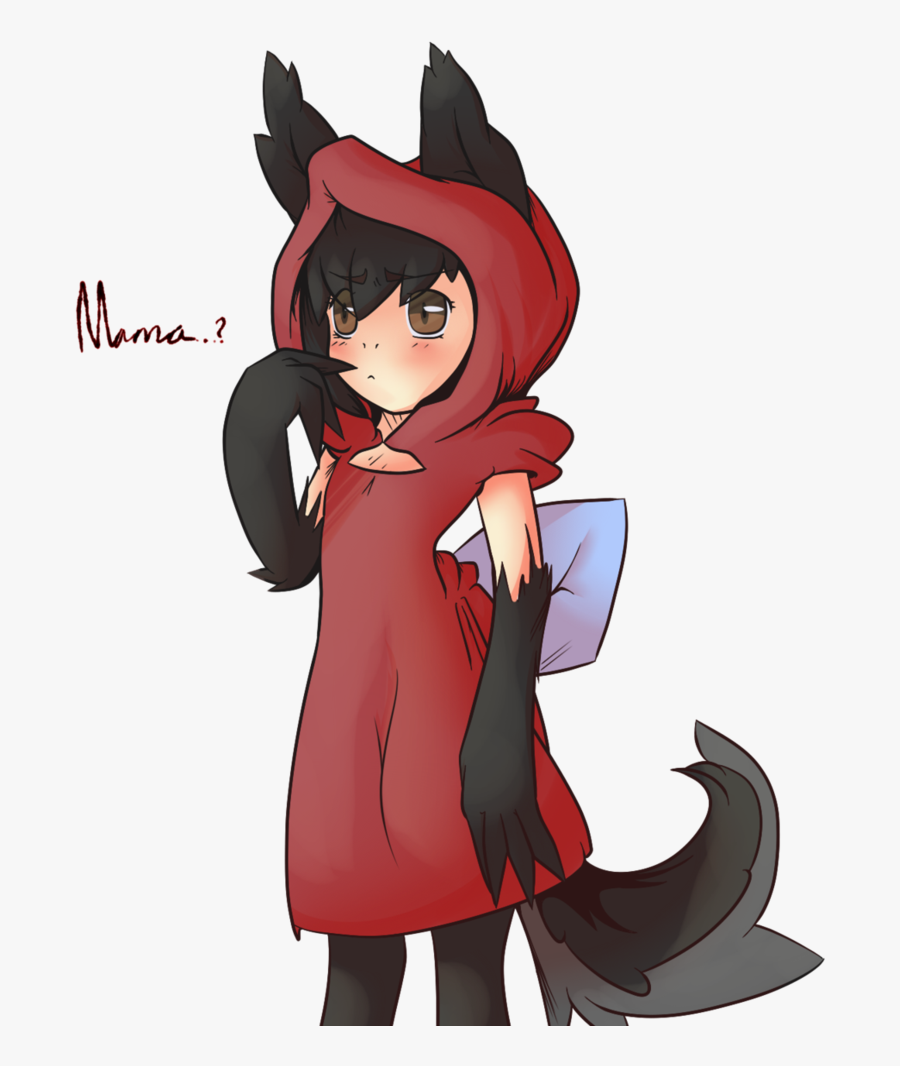 Download Little Red Riding - Drawing Little Red Riding Hood, Transparent Clipart