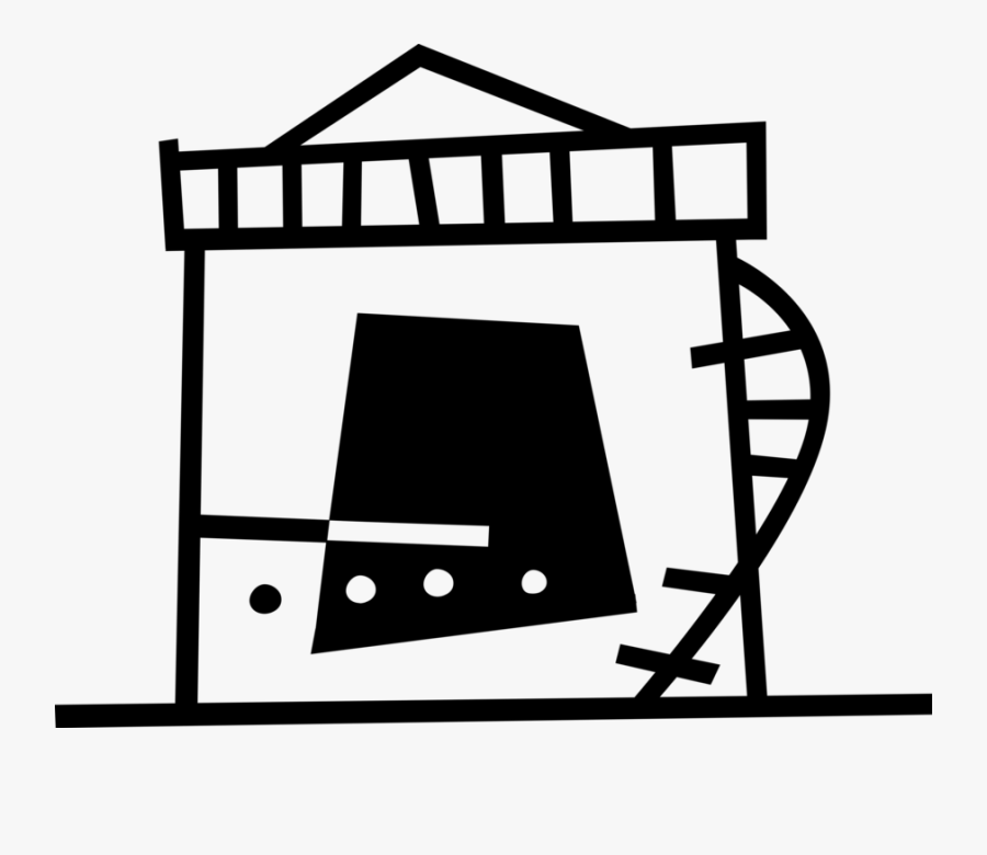 Vector Illustration Of Fossil Fuel Gas And Oil Energy, Transparent Clipart