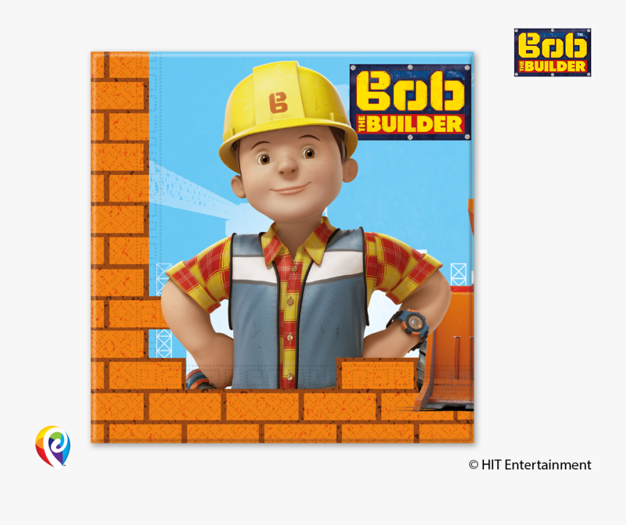 Bob The Builder Napkin - Bob The Builder, Transparent Clipart