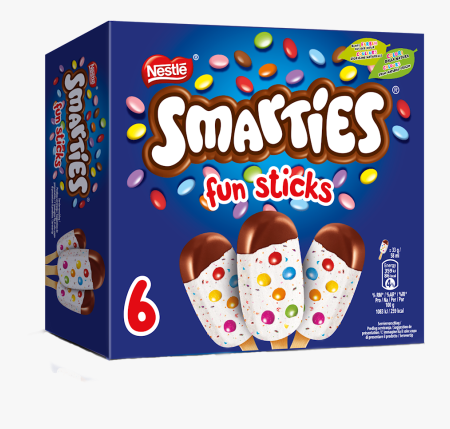 Nestle Smarties Ice Cream - Nestle Smarties, Transparent Clipart