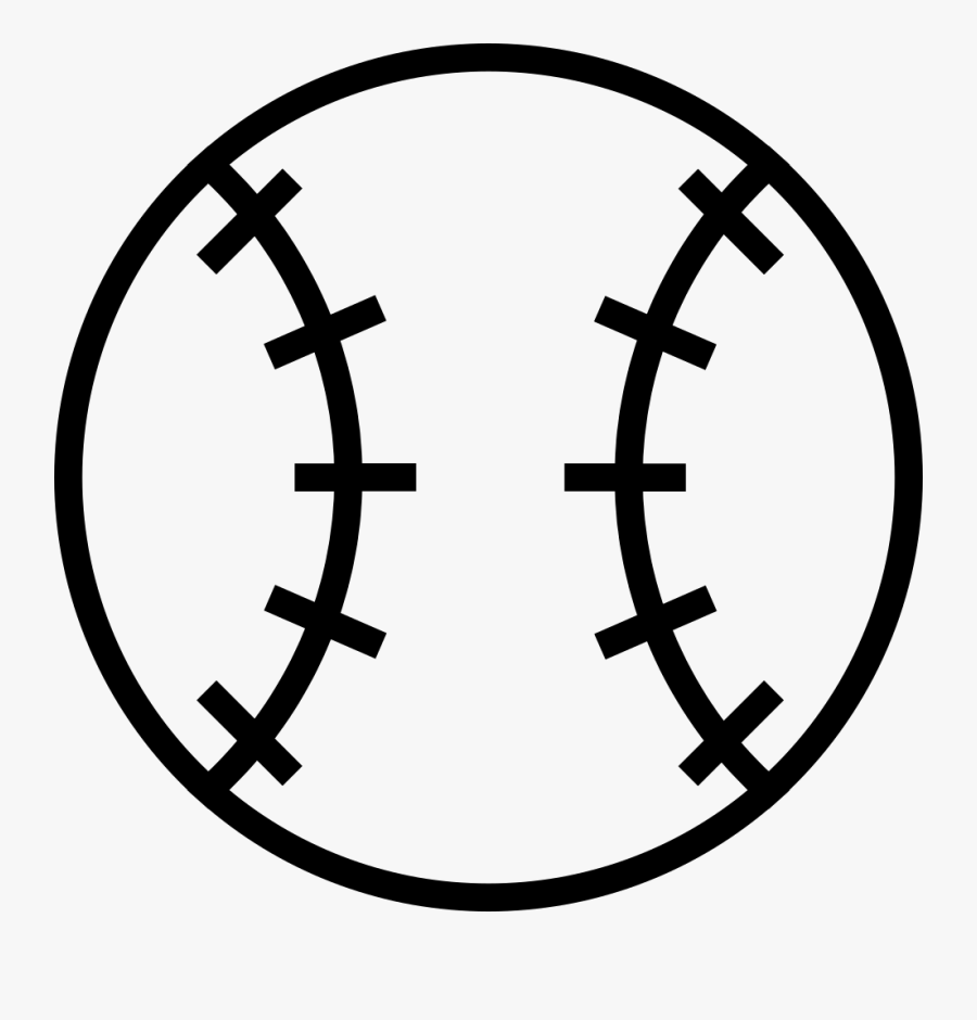 Baseball Ball - Baseball Ball Icon Png, Transparent Clipart