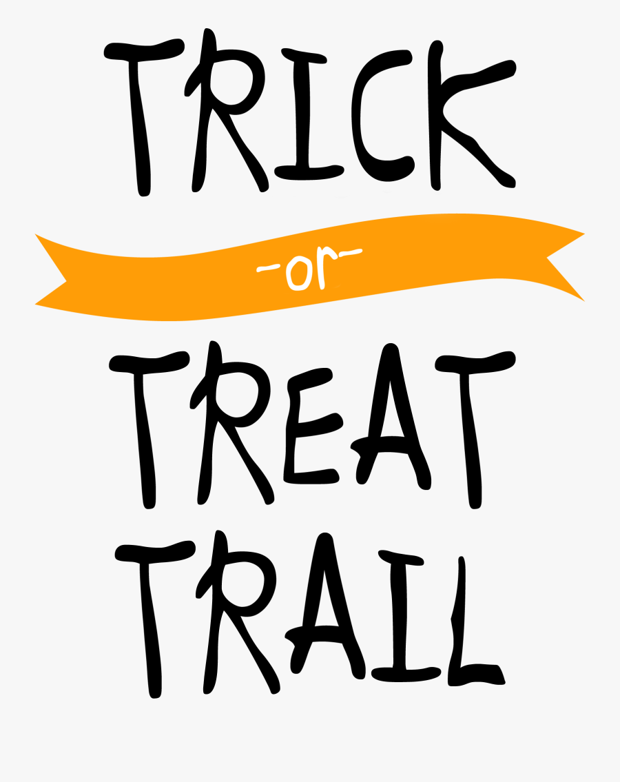 Trick Or Treat Trail, Transparent Clipart