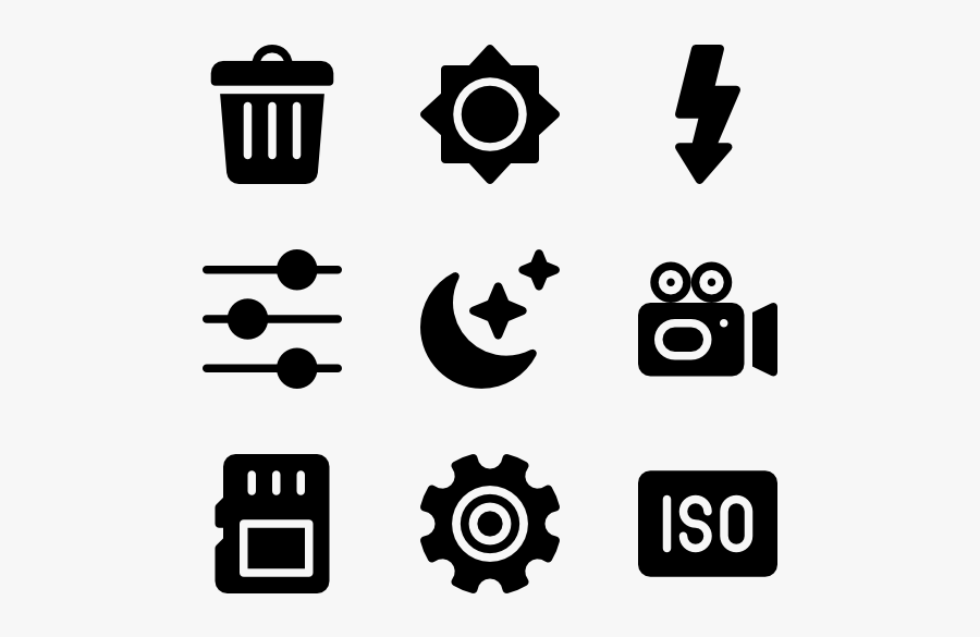 Camera Interface - Spa & Beauty Icon, Transparent Clipart