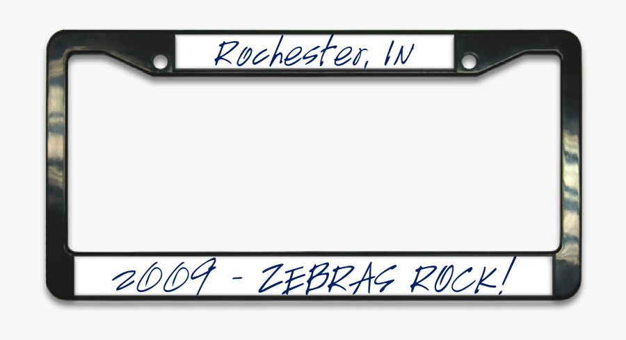Rochester Plastic Plate Frame - License Plate Svg Free, Transparent Clipart