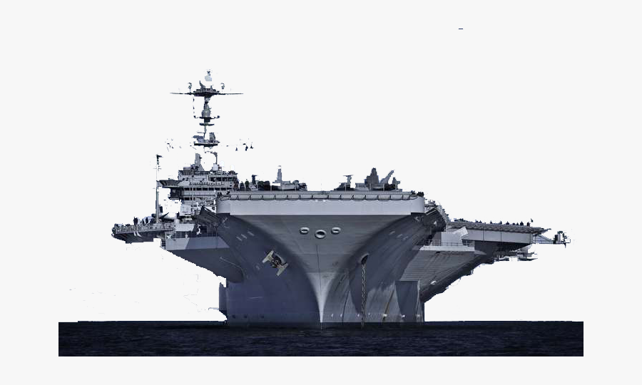 Heavy Cruiser Uss Gerald R - Transparent Aircraft Carrier Png, Transparent Clipart