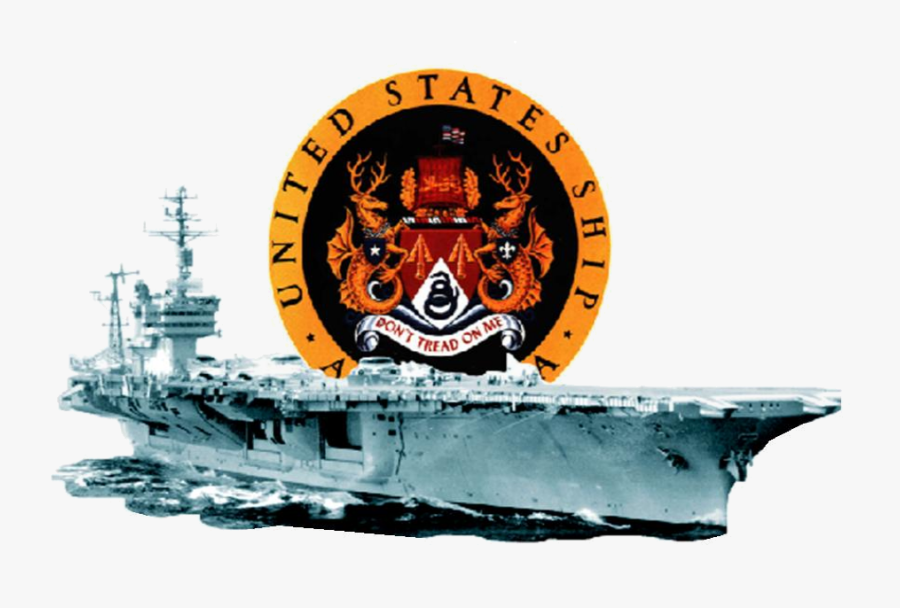 Navy Clipart Aircraft Carrier - Uss America Logo, Transparent Clipart