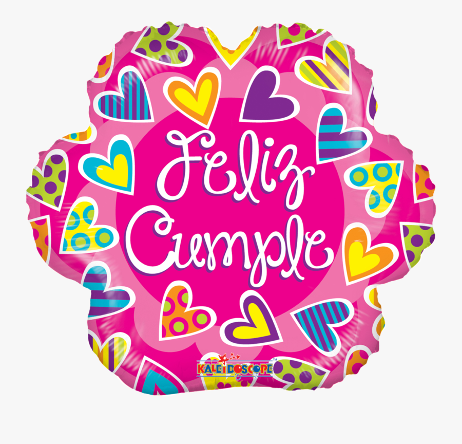 Transparent Cumpleaños Png - Feliz Cumpleaños Balloon Pink, Transparent Clipart