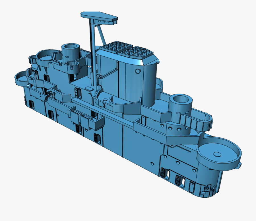 Tugboat, Transparent Clipart